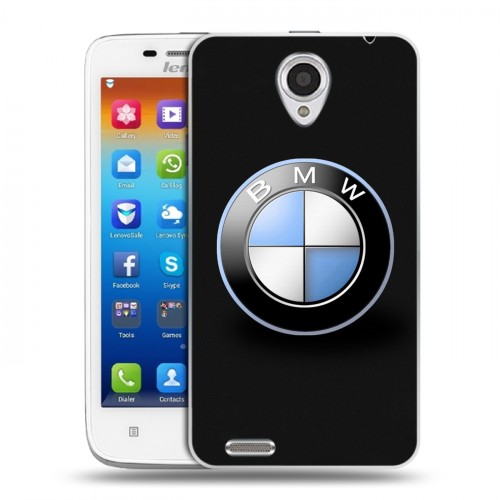 Дизайнерский пластиковый чехол для Lenovo S650 Ideaphone BMW