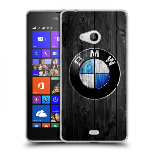 Дизайнерский пластиковый чехол для Microsoft Lumia 540 BMW