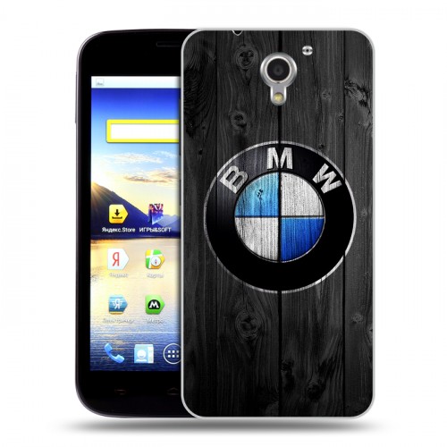 Дизайнерский пластиковый чехол для ZTE Blade A510 BMW