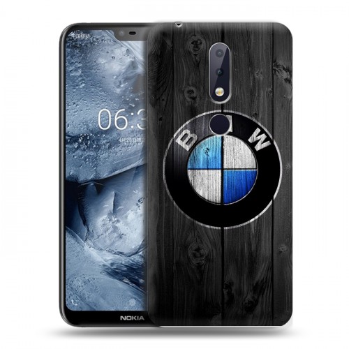 Дизайнерский пластиковый чехол для Nokia 6.1 Plus BMW