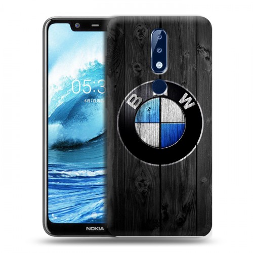 Дизайнерский пластиковый чехол для Nokia 5.1 Plus BMW