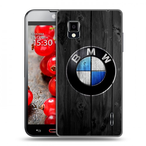 Дизайнерский пластиковый чехол для LG Optimus G BMW