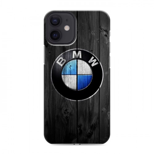 Дизайнерский силиконовый с усиленными углами чехол для Iphone 12 Mini BMW