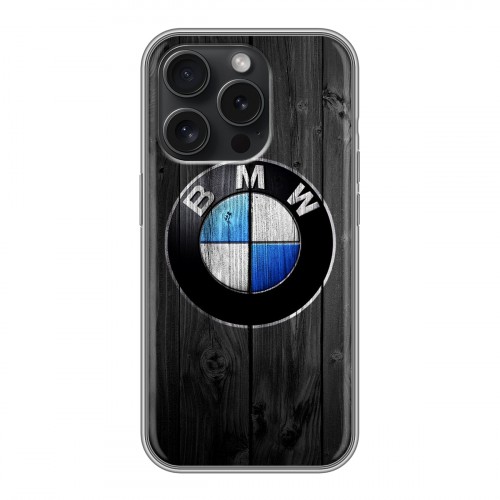 Дизайнерский силиконовый чехол для Iphone 15 Pro BMW