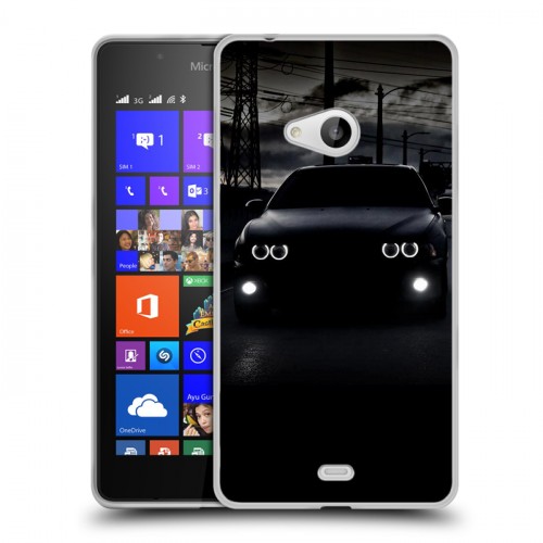 Дизайнерский пластиковый чехол для Microsoft Lumia 540 BMW