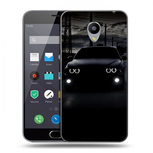 Дизайнерский пластиковый чехол для Meizu M2 Note BMW