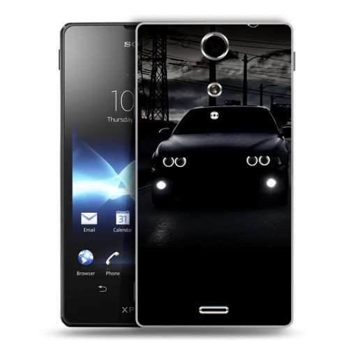 Дизайнерский пластиковый чехол для Sony Xperia TX BMW