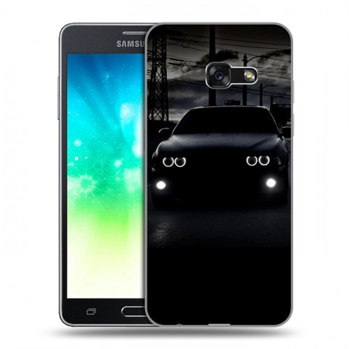 Дизайнерский силиконовый с усиленными углами чехол для Samsung Galaxy A3 (2017) BMW