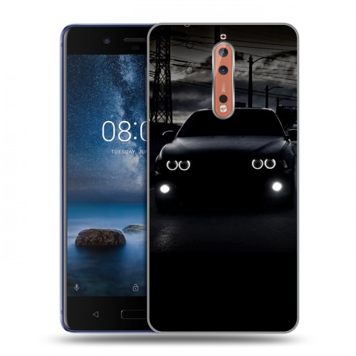 Дизайнерский пластиковый чехол для Nokia 8 BMW