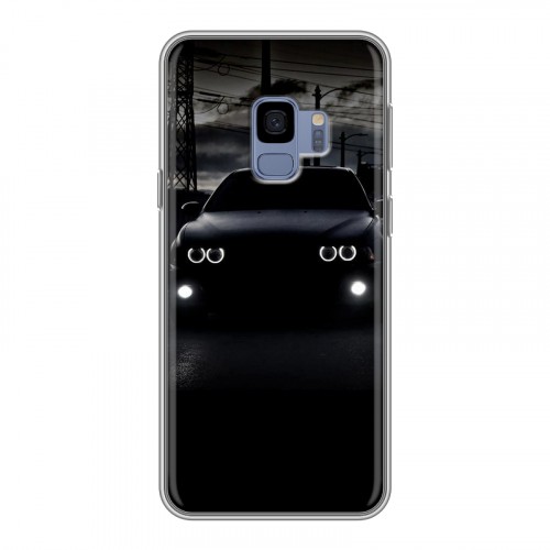 Дизайнерский пластиковый чехол для Samsung Galaxy S9 BMW