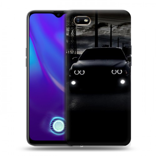 Дизайнерский силиконовый с усиленными углами чехол для OPPO A1k BMW