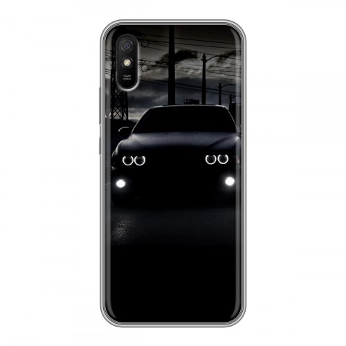 Дизайнерский силиконовый чехол для Xiaomi RedMi 9A BMW