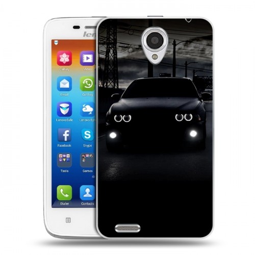 Дизайнерский пластиковый чехол для Lenovo S650 Ideaphone BMW