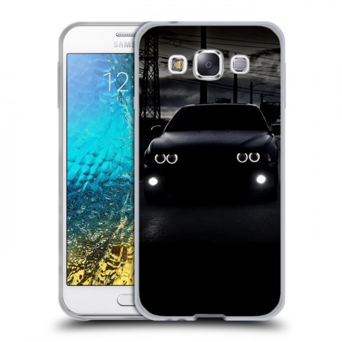 Дизайнерский пластиковый чехол для Samsung Galaxy E5 BMW