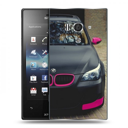 Дизайнерский пластиковый чехол для Sony Xperia acro S BMW