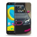 Дизайнерский пластиковый чехол для Alcatel U5 BMW