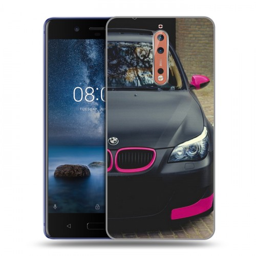 Дизайнерский пластиковый чехол для Nokia 8 BMW