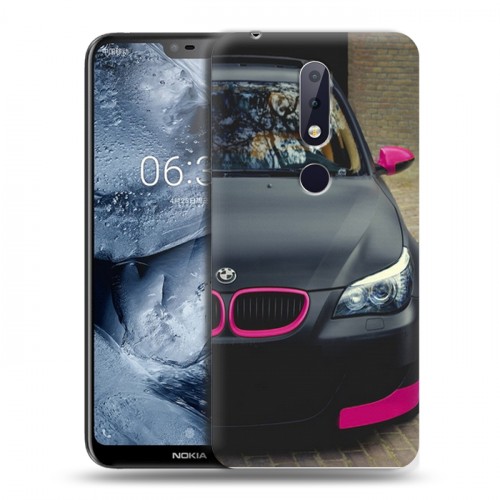 Дизайнерский пластиковый чехол для Nokia 6.1 Plus BMW