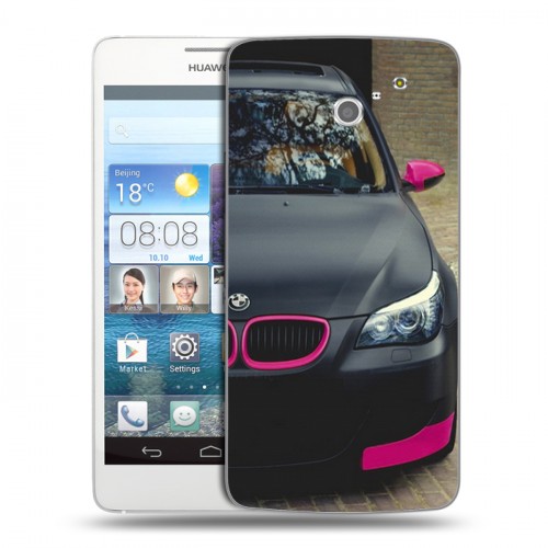 Дизайнерский пластиковый чехол для Huawei Ascend D2 BMW