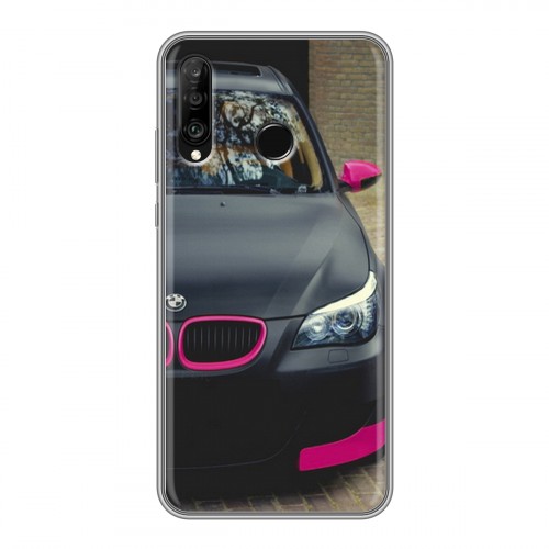 Дизайнерский силиконовый чехол для Huawei P30 Lite BMW