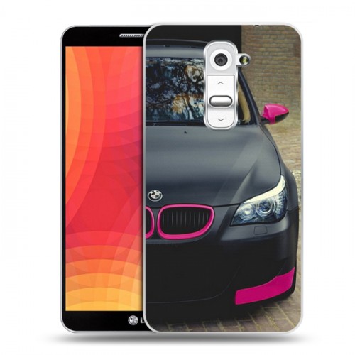 Дизайнерский пластиковый чехол для LG Optimus G2 BMW