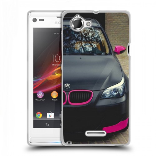 Дизайнерский пластиковый чехол для Sony Xperia L BMW