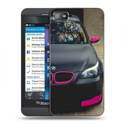 Дизайнерский пластиковый чехол для BlackBerry Z10 BMW