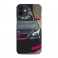 Дизайнерский пластиковый чехол для Iphone 12 Mini BMW