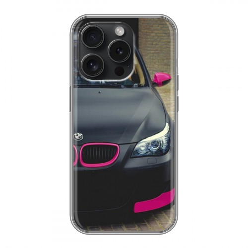 Дизайнерский силиконовый чехол для Iphone 15 Pro BMW