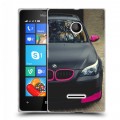 Дизайнерский пластиковый чехол для Microsoft Lumia 435 BMW