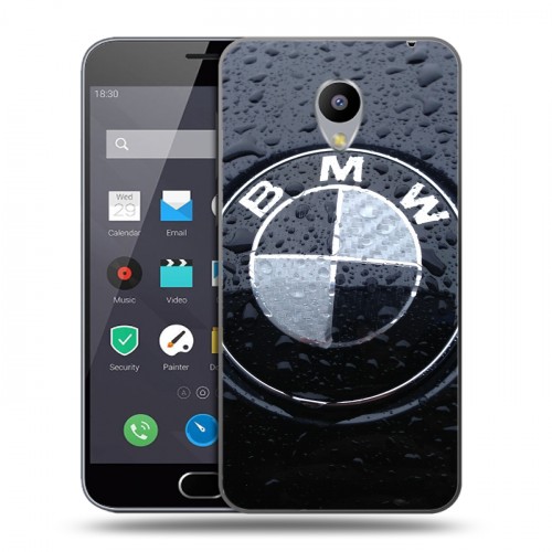 Дизайнерский пластиковый чехол для Meizu M2 Note BMW