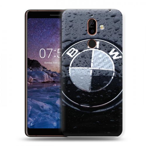 Дизайнерский пластиковый чехол для Nokia 7 Plus BMW