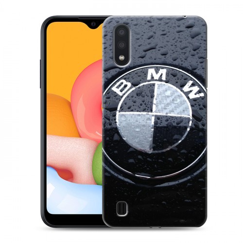 Дизайнерский силиконовый чехол для Samsung Galaxy M01 BMW