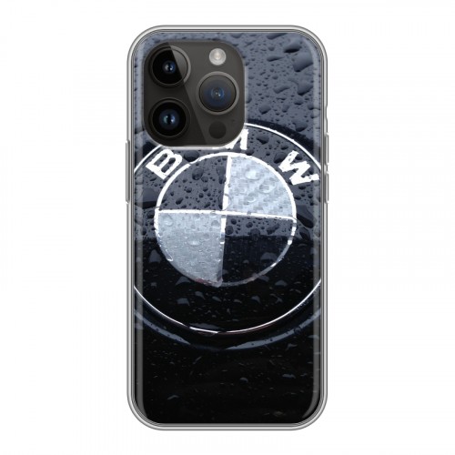 Дизайнерский силиконовый чехол для Iphone 14 Pro BMW