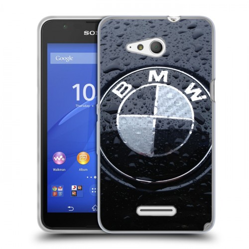 Дизайнерский пластиковый чехол для Sony Xperia E4g BMW