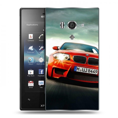 Дизайнерский пластиковый чехол для Sony Xperia acro S BMW