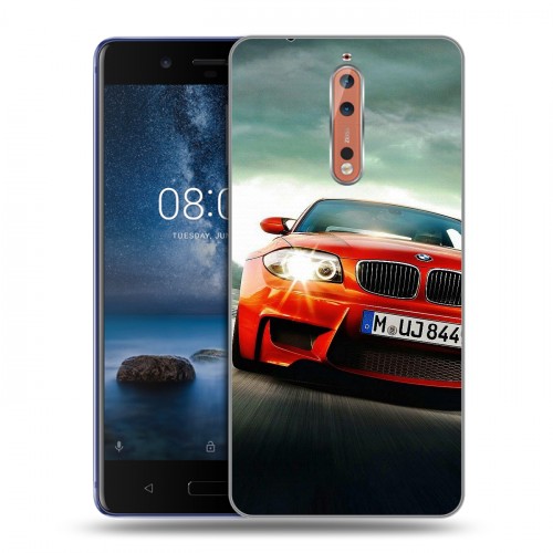 Дизайнерский пластиковый чехол для Nokia 8 BMW