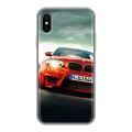 Дизайнерский силиконовый чехол для Iphone x10 BMW