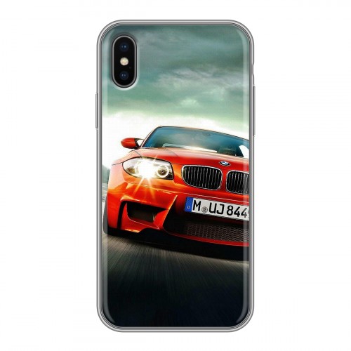 Дизайнерский силиконовый чехол для Iphone x10 BMW