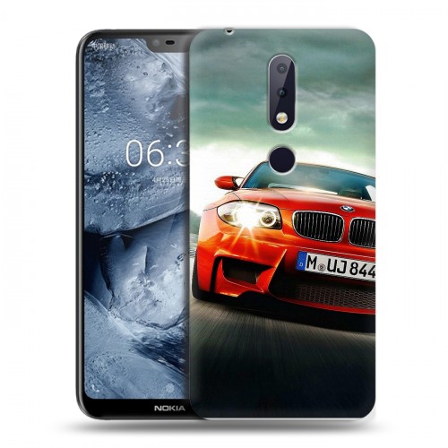 Дизайнерский пластиковый чехол для Nokia 6.1 Plus BMW