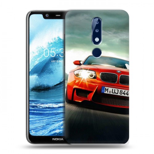 Дизайнерский силиконовый чехол для Nokia 5.1 Plus BMW