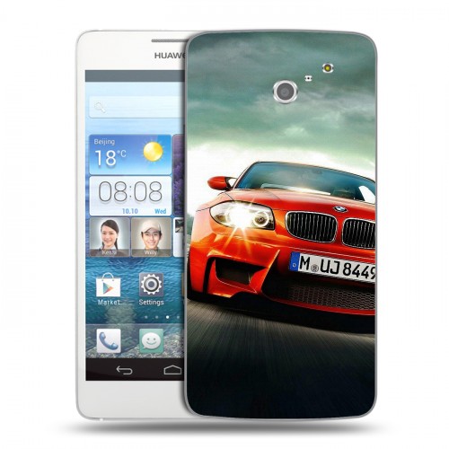 Дизайнерский пластиковый чехол для Huawei Ascend D2 BMW