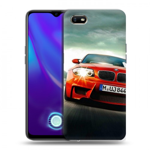 Дизайнерский силиконовый с усиленными углами чехол для OPPO A1k BMW