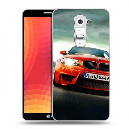 Дизайнерский пластиковый чехол для LG Optimus G2 BMW