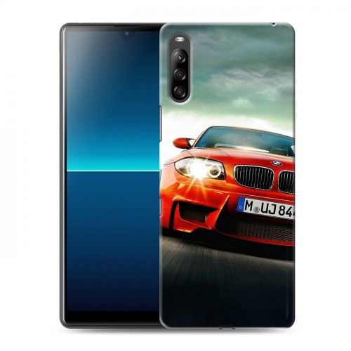 Дизайнерский силиконовый с усиленными углами чехол для Sony Xperia L4 BMW