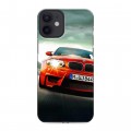 Дизайнерский силиконовый с усиленными углами чехол для Iphone 12 Mini BMW