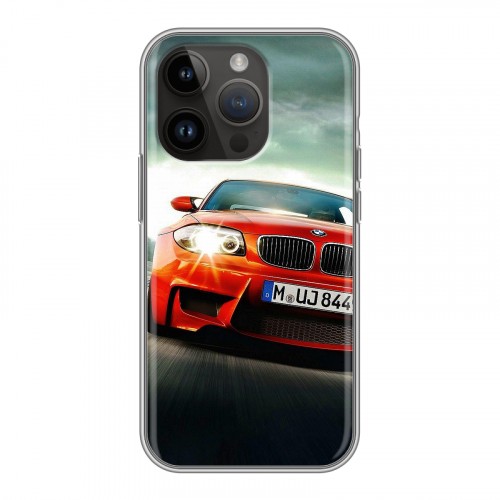 Дизайнерский силиконовый чехол для Iphone 14 Pro BMW