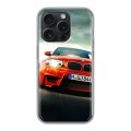 Дизайнерский силиконовый чехол для Iphone 15 Pro BMW