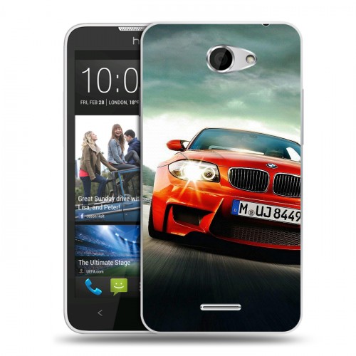 Дизайнерский пластиковый чехол для HTC Desire 516 BMW