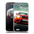 Дизайнерский пластиковый чехол для Lenovo A859 Ideaphone BMW